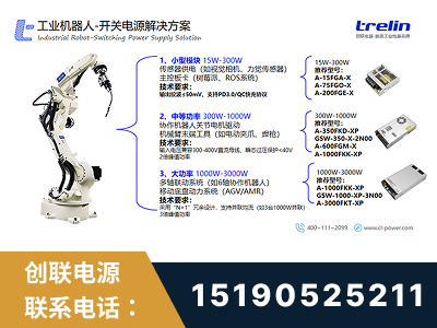平度-工业机器人-开关电源解决方案